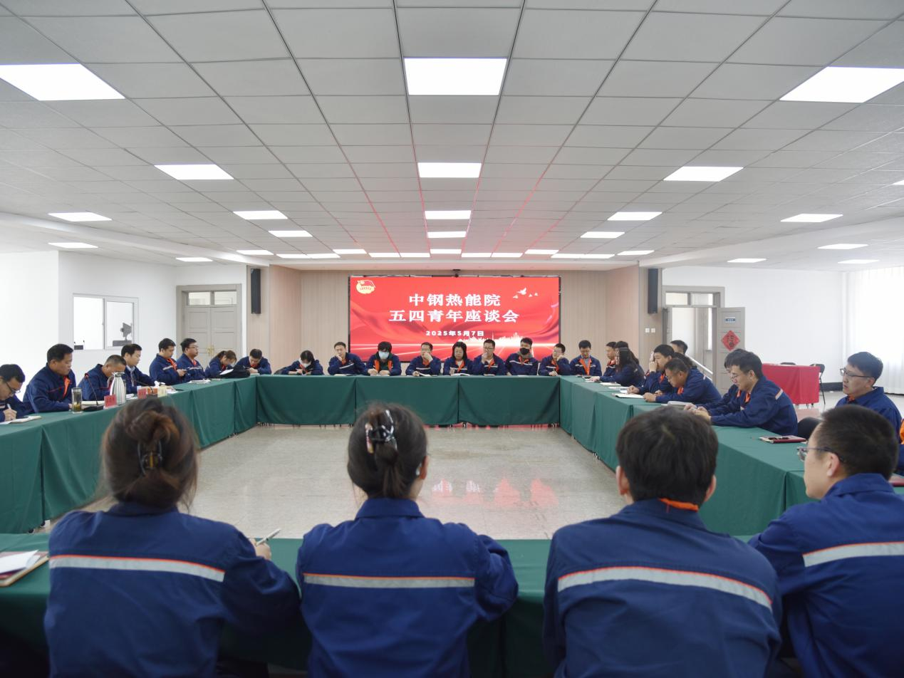 拼搏青春筑路，奮斗光耀熱能：中鋼熱能院召開“五四”青年座談會